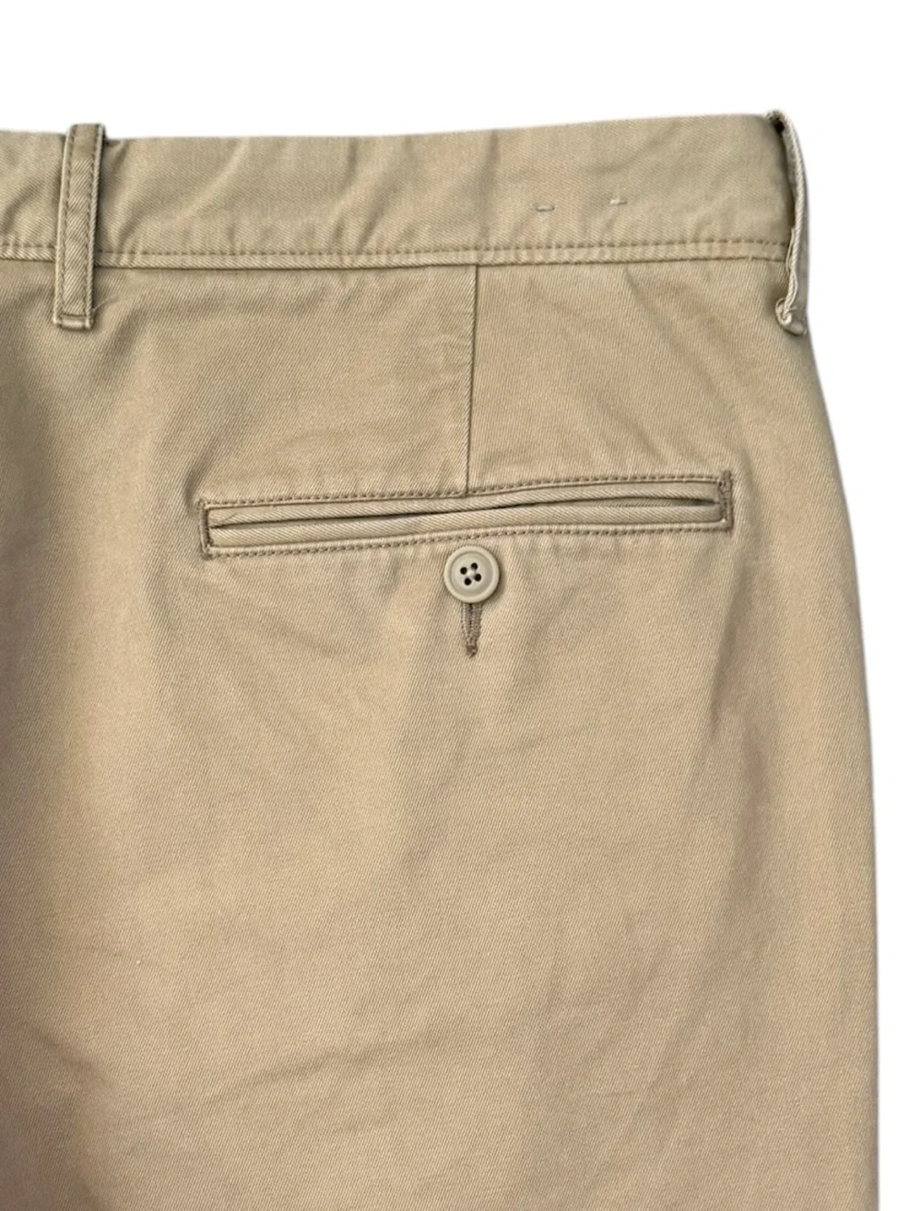J. Crew 770 Straight Broken-In Chino Pants Khaki Tan 34x34 100% Cotton
